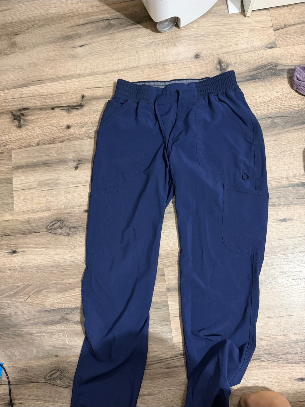 Scrubstar Navy Straight-Leg Drawstring Utility Pants